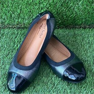 Josef Seibel Black Flats Classic Comfort Design
